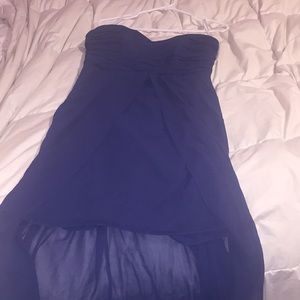 High-low bridesmaid formal dress